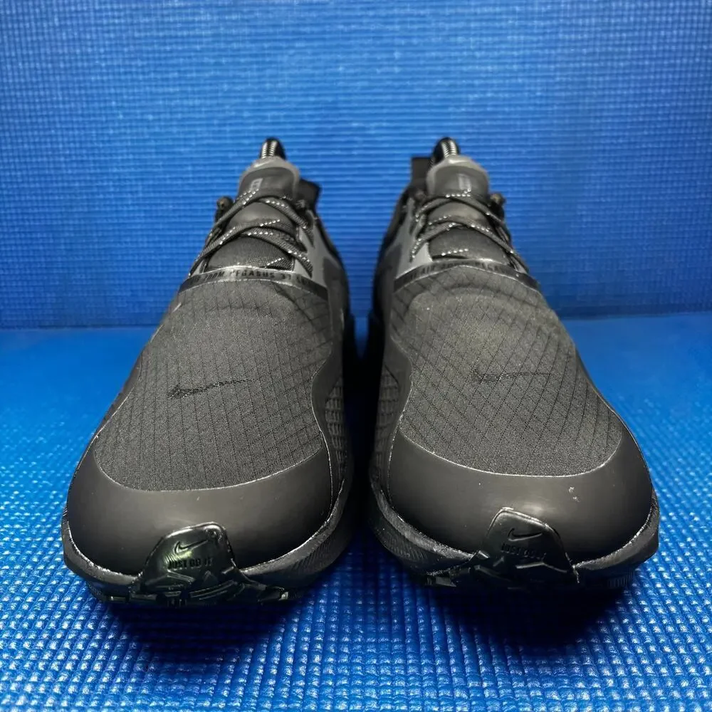 🔴 Nike Air Pegasus 37 Shield Women`s Size 8.5 Black Athletic Shoes CQ8639-001 - Picture 2 of 8